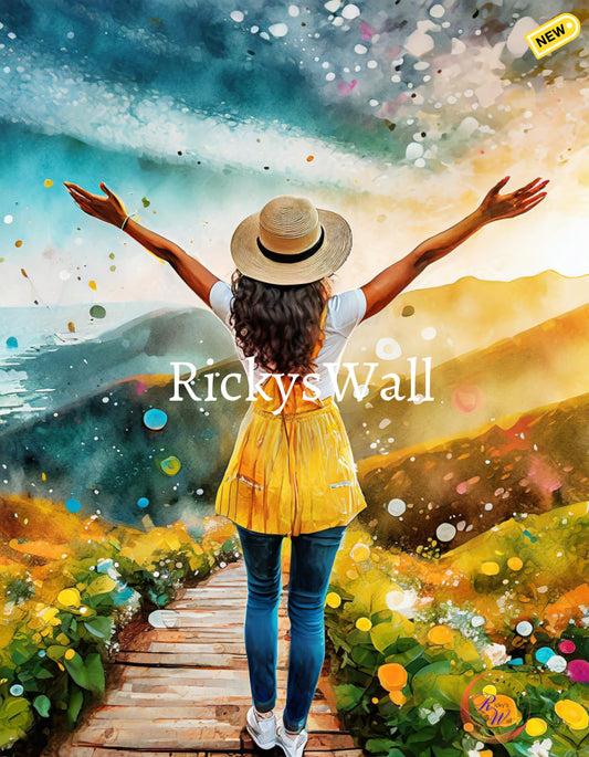 Prayer Walk - Premium Print Inspired By Ricky’s Wall Painting