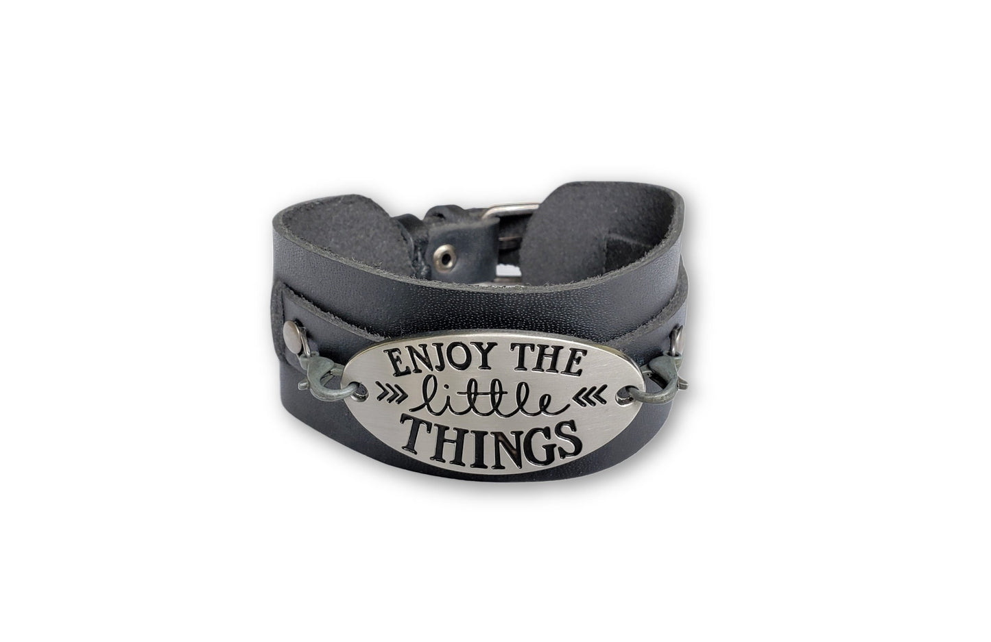 Enjoy The Little Things - Leather Bracelet Bracelets
