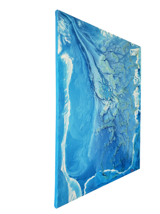 Cascade - Mid Premium 29 X 35.75 By Sadrac Polone Painting