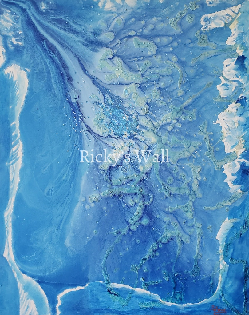 Cascade - Mid Premium 29 X 35.75 By Sadrac Polone Painting