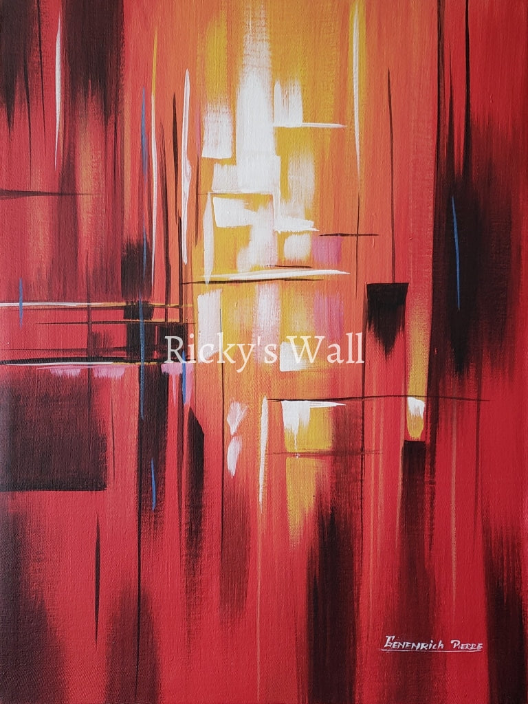 Disintegration - Premium 11.9 X 15.7 In. By Genenrich Pierre Painting