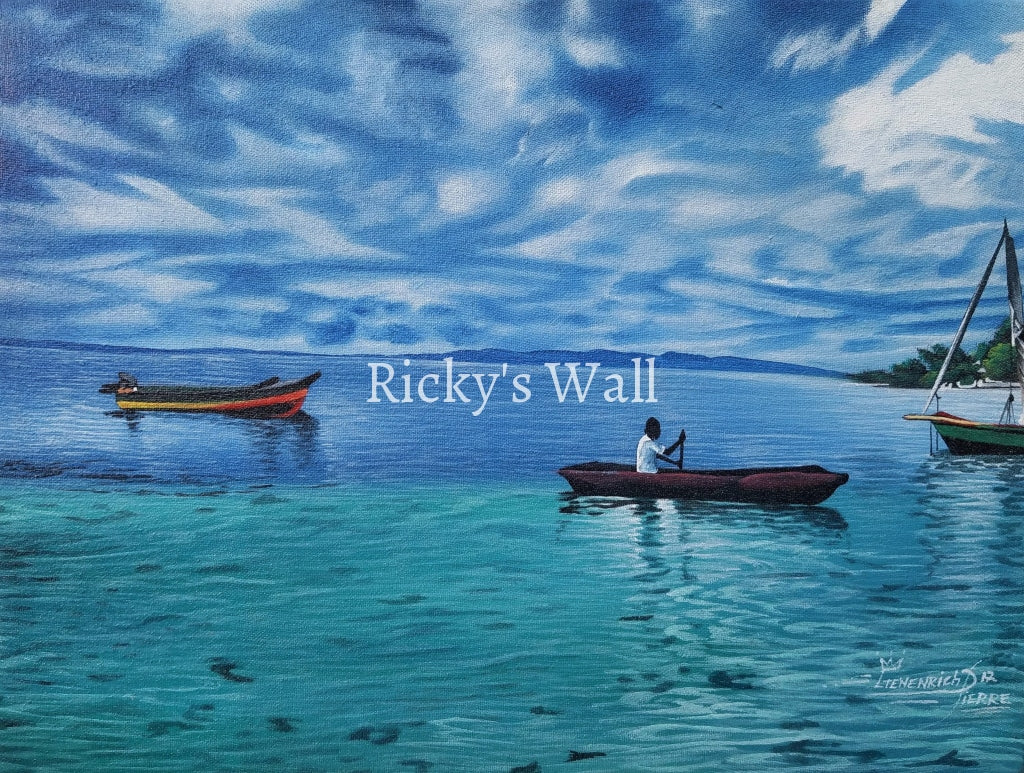 Ile A Vache, Haiti - PREMIUM - 16 x 12 in. by Genenrich Pierre - Ricky's Wall