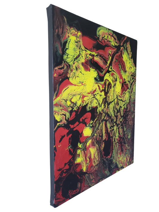 Inferno - Premium 16 X 20 In. By Sadrac Polone Painting