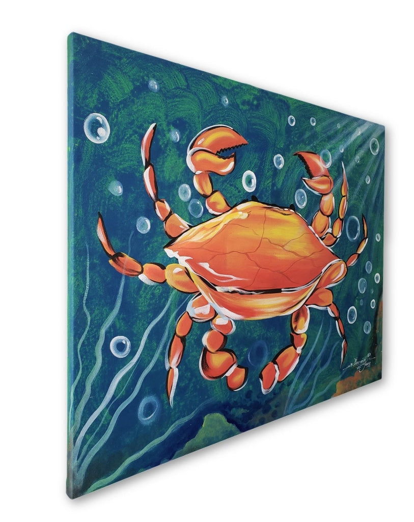 Krab - Premium 28.5 X 22.75 By Genenrich Painting