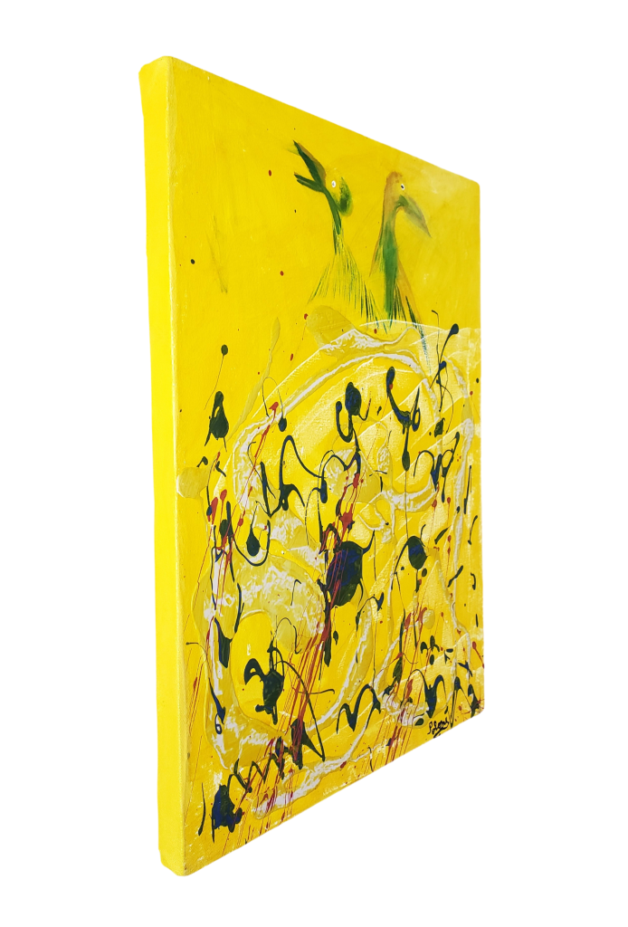 La Basse Cour - Premium 12 X 16 In. By Sadrac Polone Painting