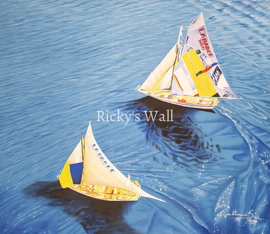 Labadee Haiti Destination - Premium 23.5 X 20.5 In. By Genenrich Painting