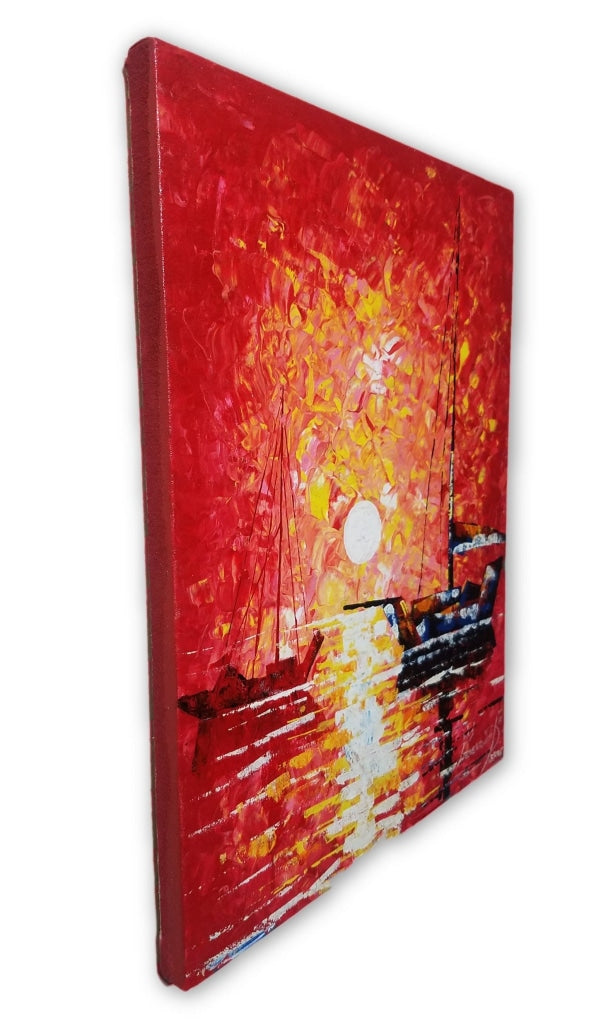 Sailing Life (2) - Premium 12 X 15 In. By Genenrich Pierre Painting