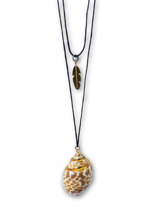 Seashell Leaf Necklaces