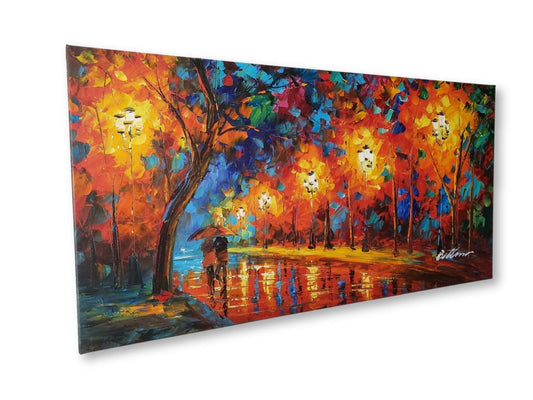 Sous La Pluie - Premium 48 X 24 In. By E. Bittam Painting