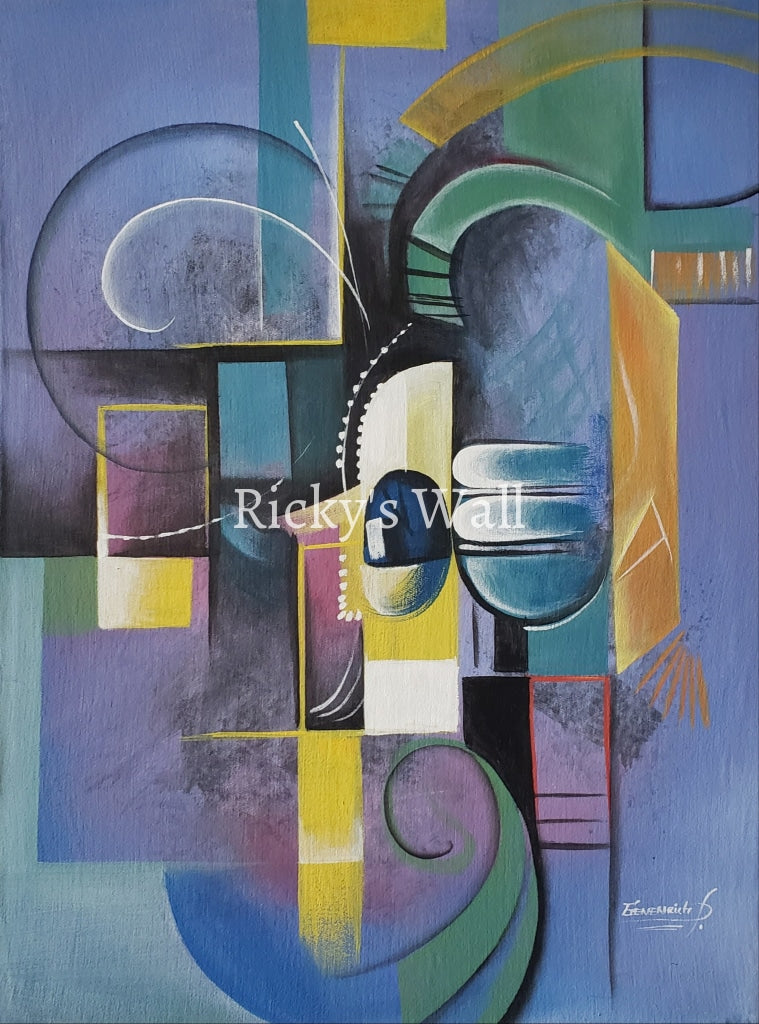 Synthesis - Premium 11.9 X 15.9 In. By Genenrich Pierre Painting