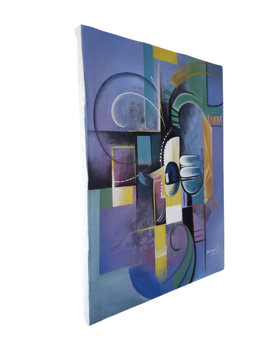 Synthesis - Premium 11.9 X 15.9 In. By Genenrich Pierre Painting