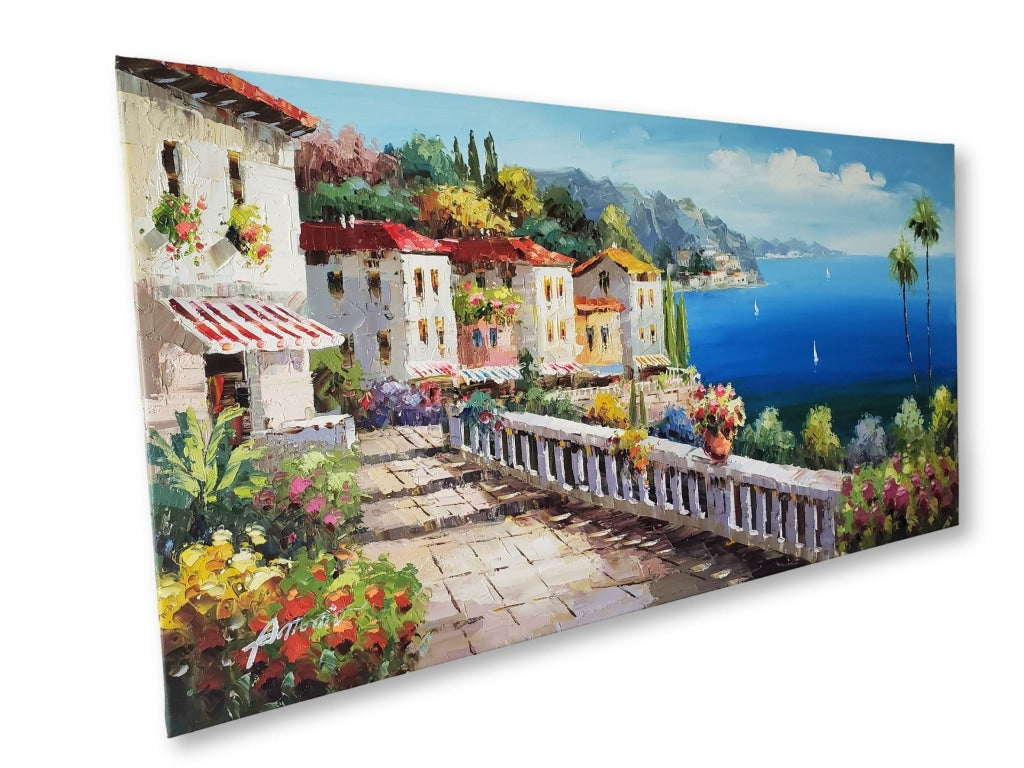 The Caribbean Avalon (Part 2) - Premium 48 X 24.5 In. By C. Antonio Painting