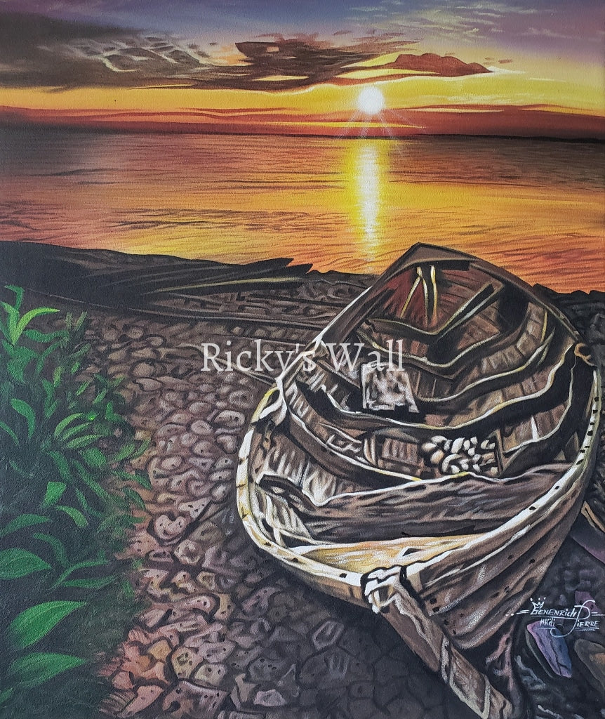 Twilight - Premium 19.3 X 23.3 In. By Genenrich Painting