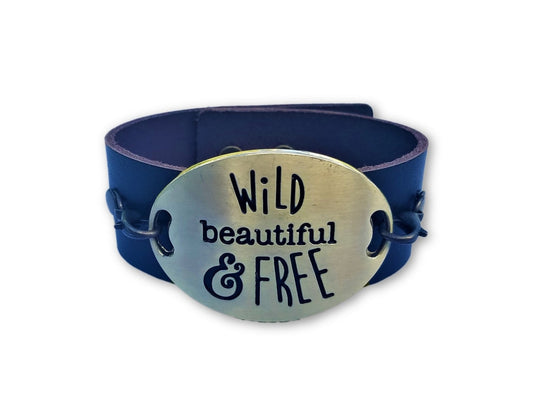 Wild - Leather Bracelet (Dark Brown) Bracelets