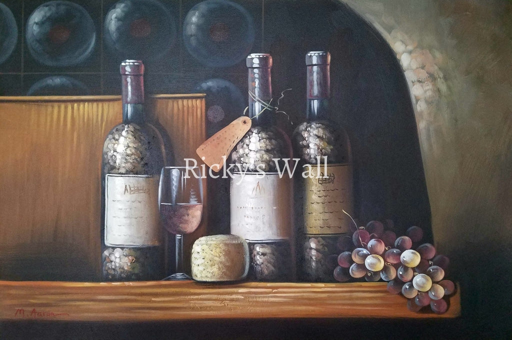 Wine Night - Premium - 36 x 24 in. by M. Aaron - Ricky's Wall