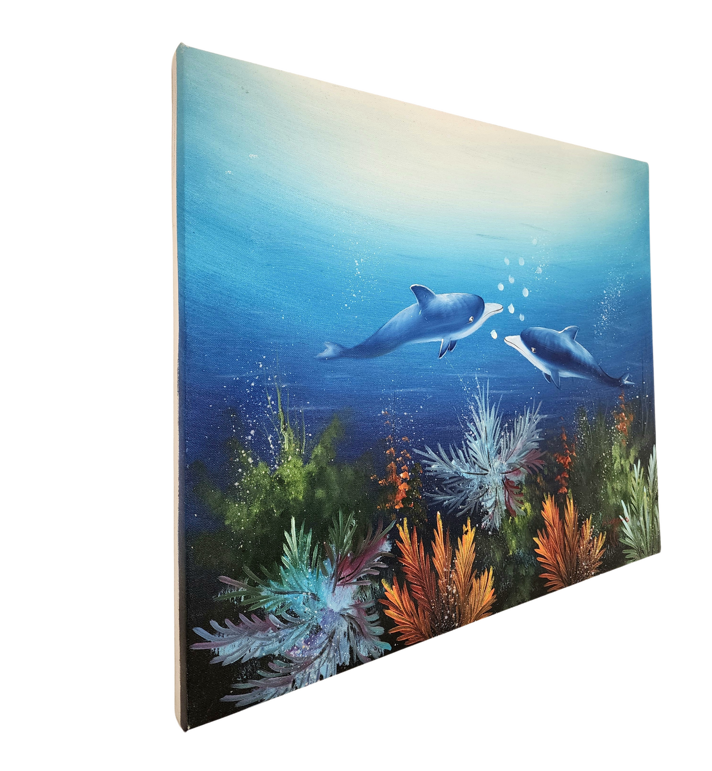 Dolphin Attraction (Part III) - HIGH PREMIUM - 20 x 16 in. by R. Wiggins