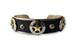 Concho Star (Leather, Silver Plate & Metal Pins)