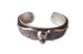 Skull Cuff with Crystal Eyes