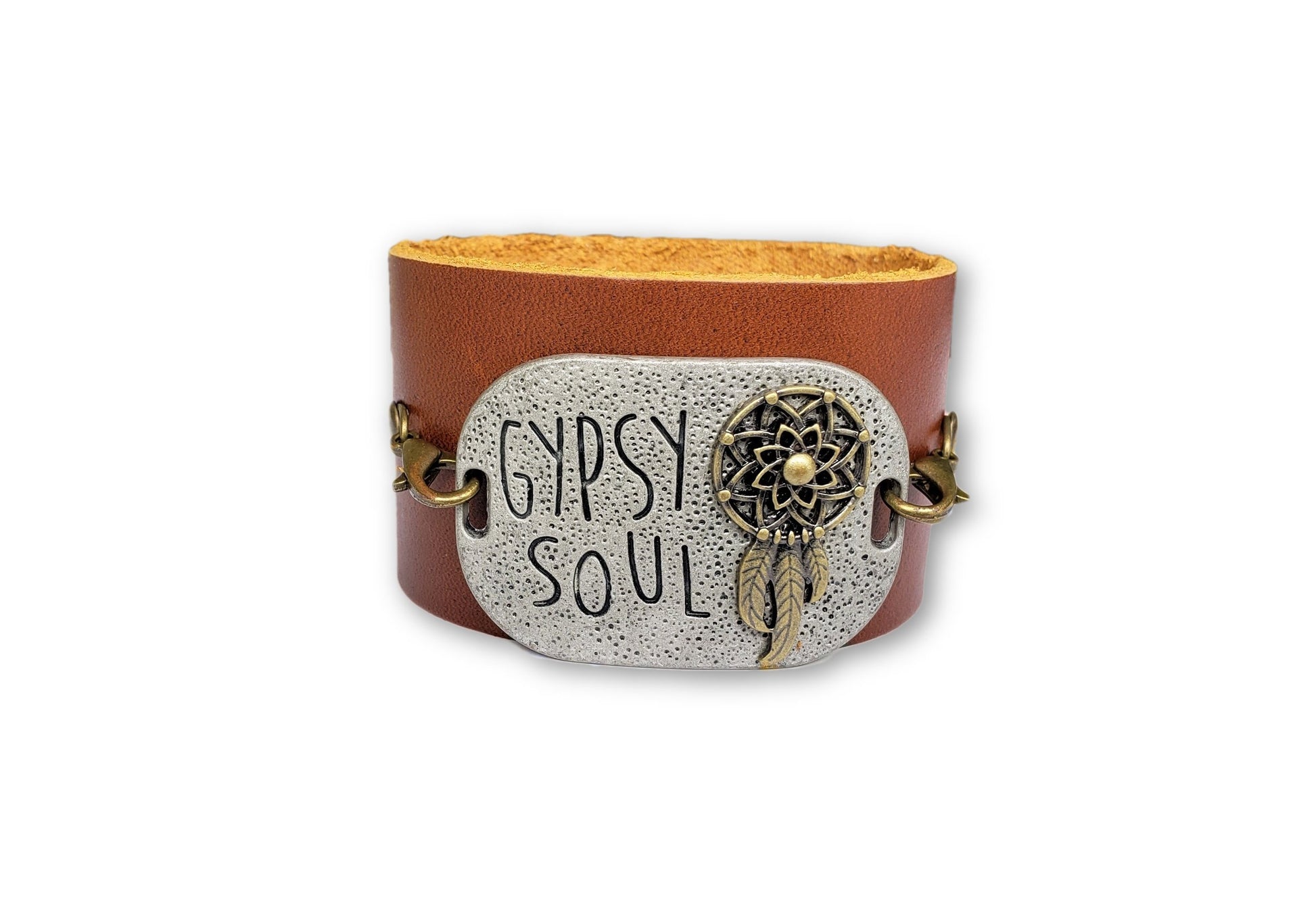 Gypsy Soul (Brown) - Leather Bracelet Bracelets