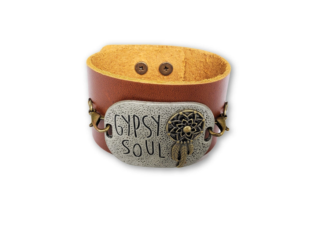 Gypsy Soul (Brown) - Leather Bracelet Bracelets