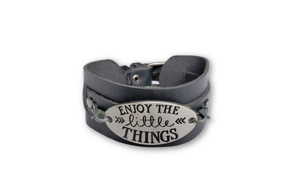 Enjoy The Little Things - Leather Bracelet Bracelets