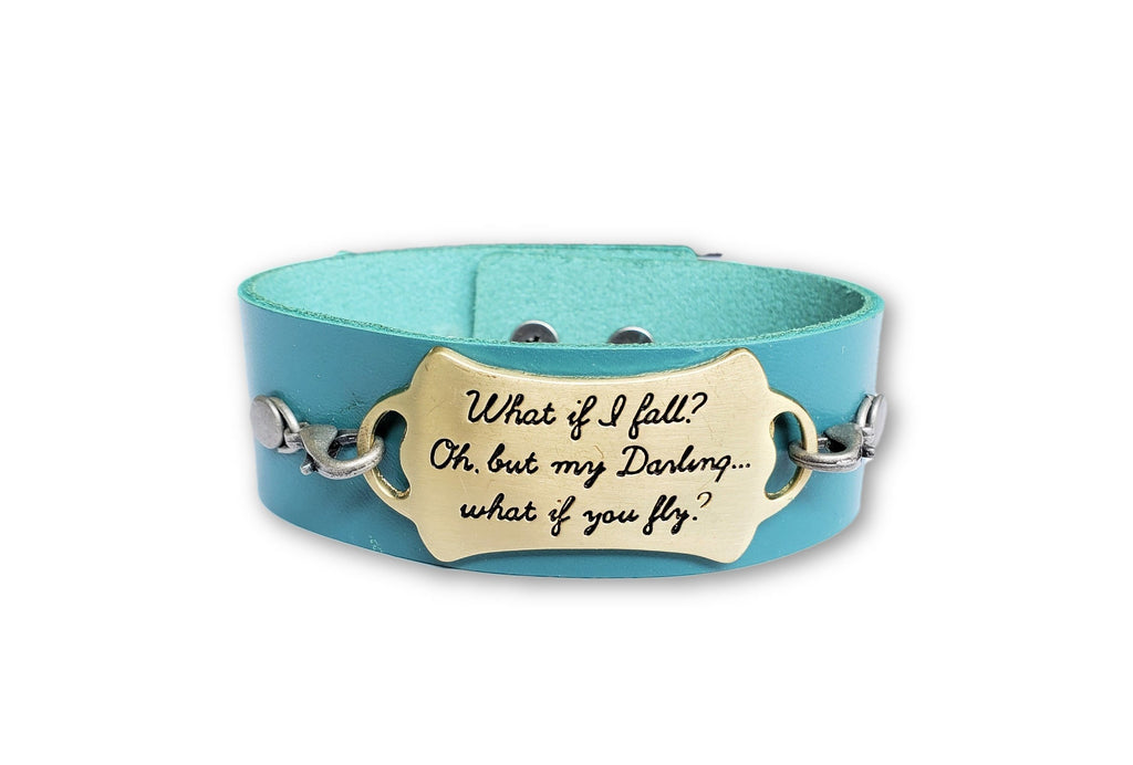 What If I Fall - Leather Bracelet Bracelets