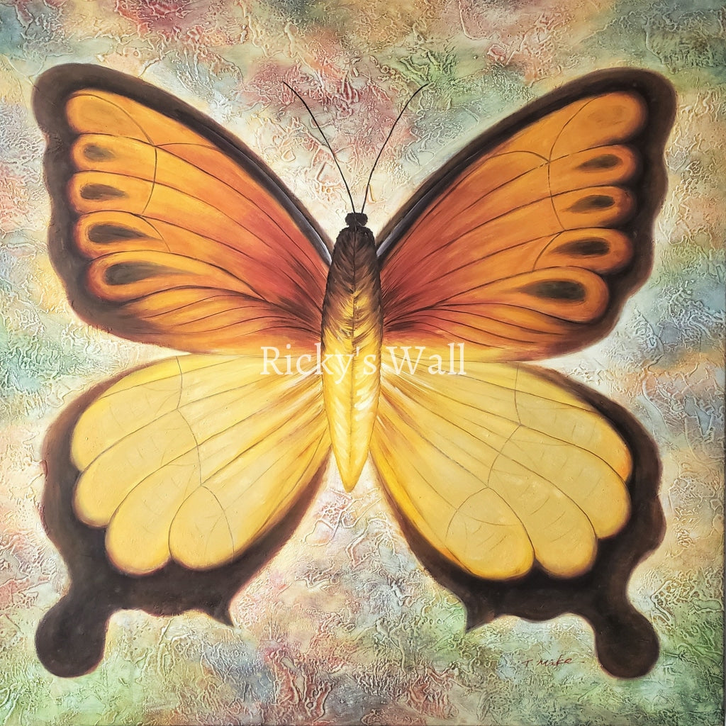 Butterfly - Premium 35.75 X In. By T. Mike Painting