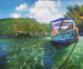 Cap Haitian Haiti: Seaview - Premium 23.5 X 19.25 By Genenrich Painting