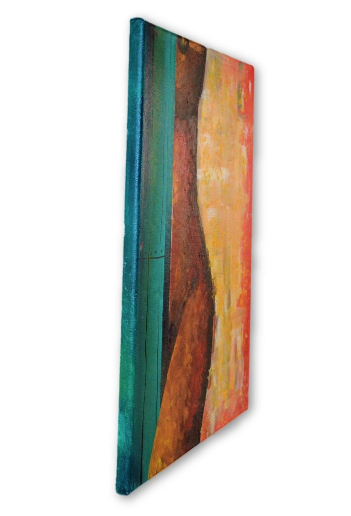 Dèyè Pòt - Premium 16 X 20 In. By Nathalie Lubin Painting