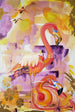 Flamingo Nights - High Premium 24 X 36 In. By A. Larrinaga Painting