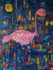 Flamintropolis - Premium 36 X 48 In. By A. Woungly Massaga Painting