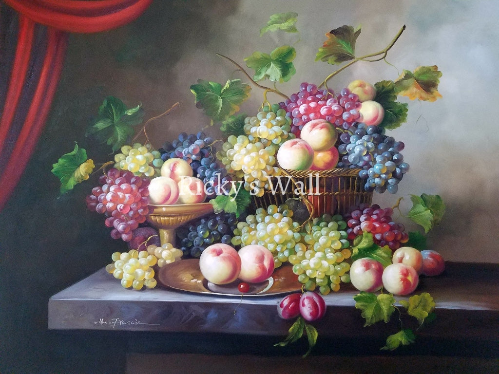 Fruit Majesty - PREMIUM - 48 x 36 in. by M. Francis - Ricky's Wall