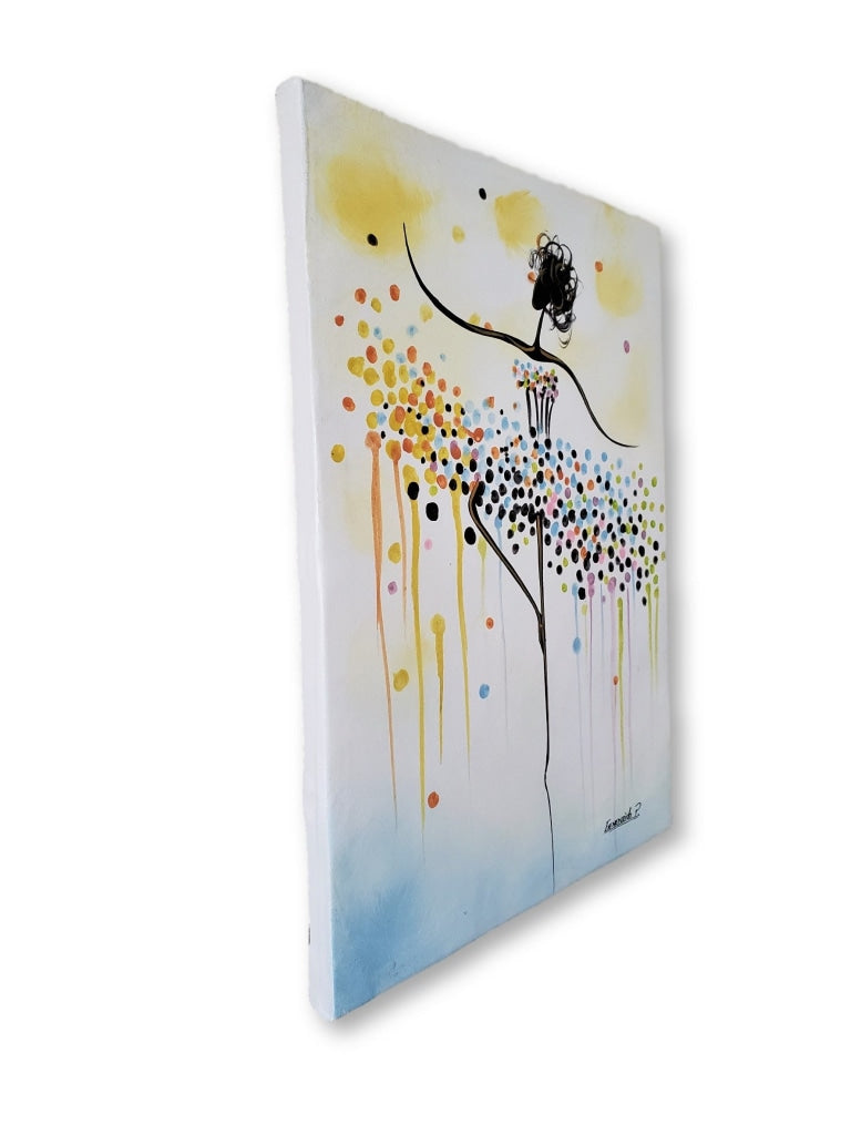 Imaginary Dance - Premium 11.75 X 15.75 In. By Genenrich Pierre Painting