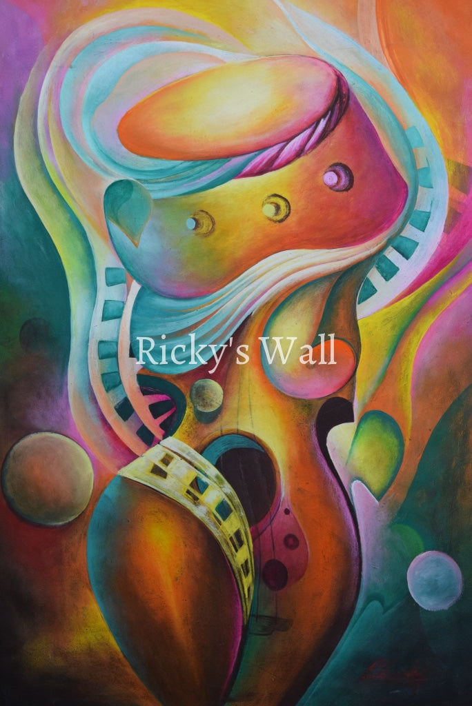 Instruments with Curves - 24 x 36 by Emmanuel Candio - Ricky's Wall