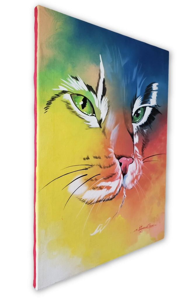 Kitty - Premium 17.5 X 23.5 In By Genenrich Painting