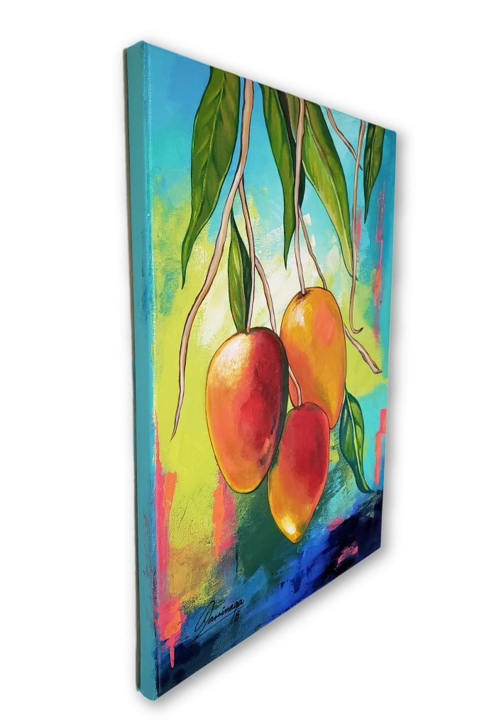 Mango Fruits - Premium 12 X 16 In. By A. Larrinaga Painting