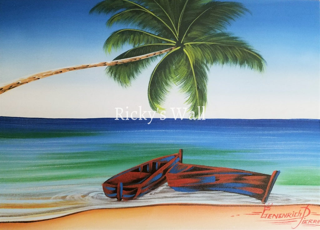 Marine at Dawn - 16 x 12 by Genenrich Pierre - Ricky's Wall