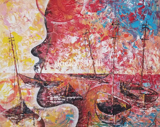 Melancholic Shore - PREMIUM - 20 x 16 in. by W. Celeus - Ricky's Wall