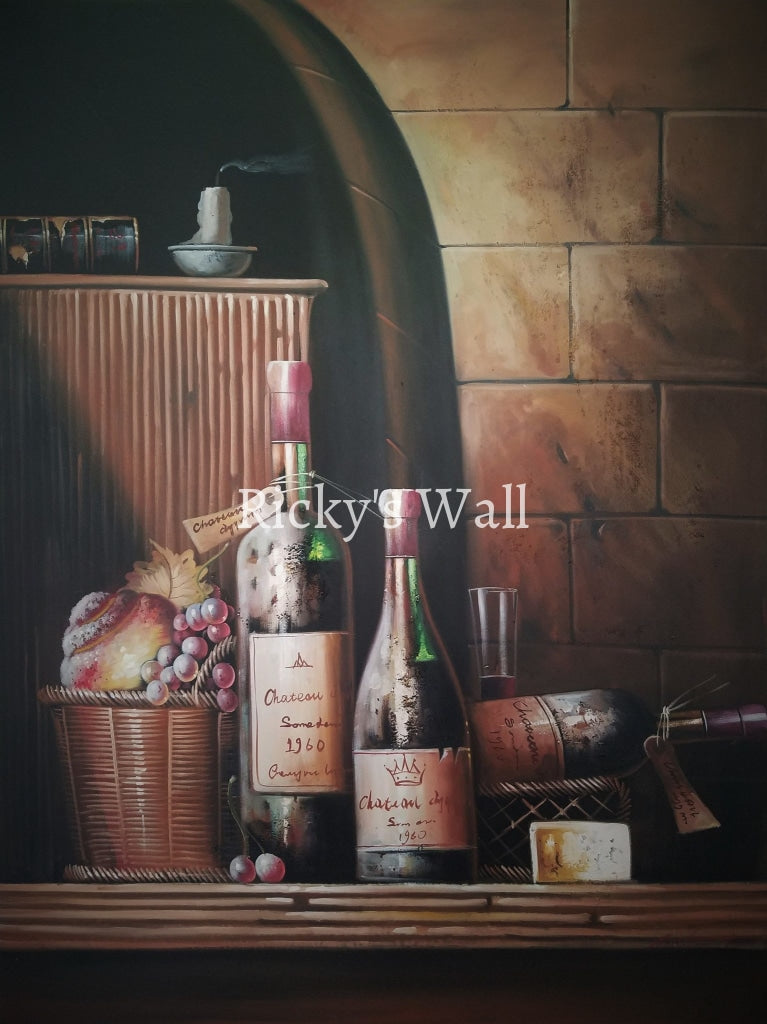 Night at the Winery - PREMIUM - 36 x 48 in. by M. Lupist - Ricky's Wall