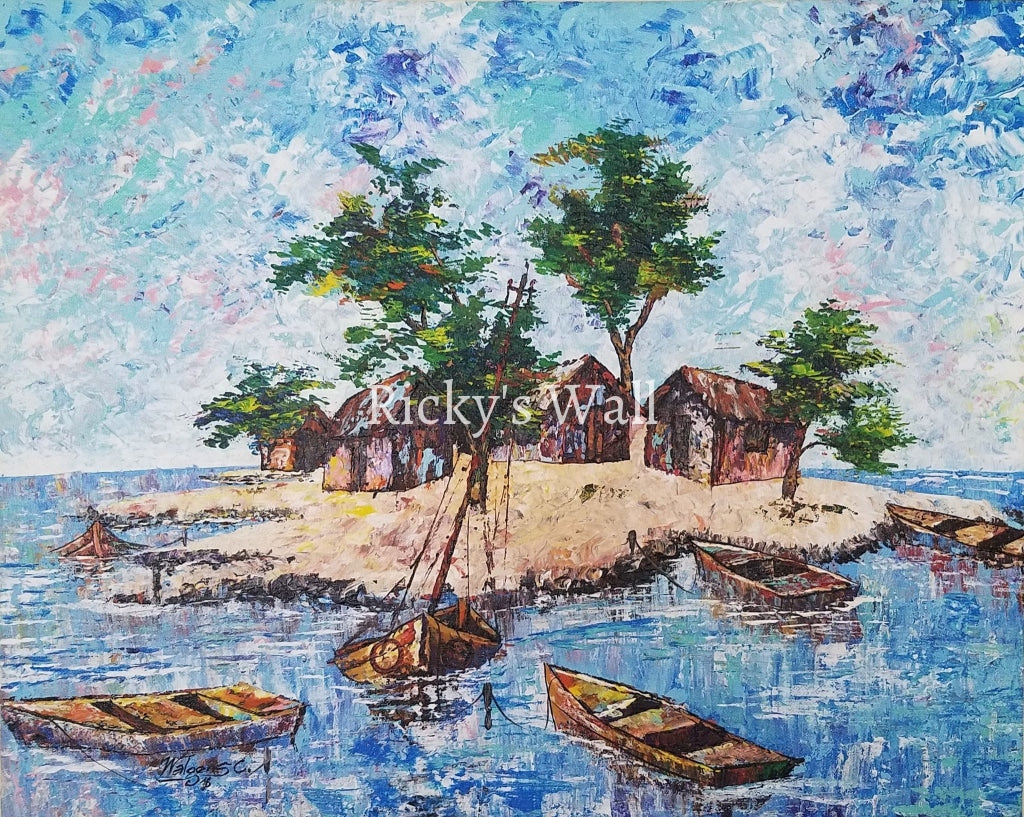 Occupied Islet - PREMIUM - 20 x 16 by W. Celeus - Ricky's Wall