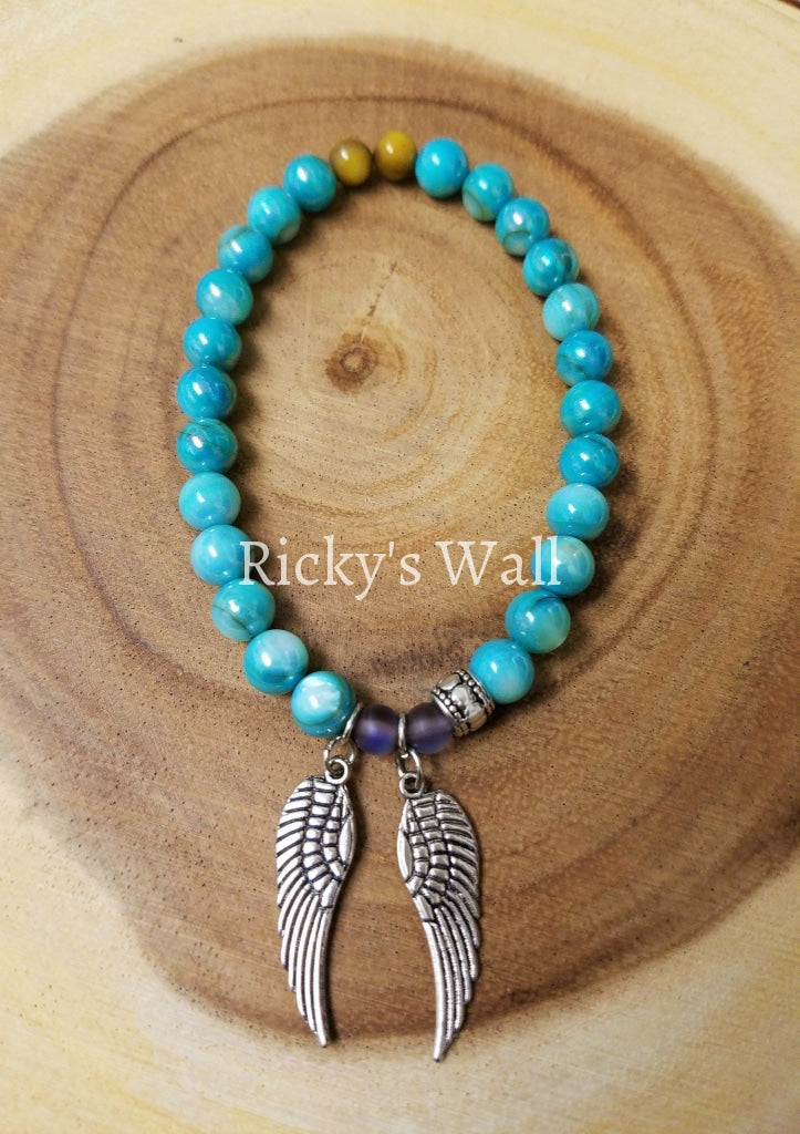 Parallel Wings (Blue) - Ricky's Wall