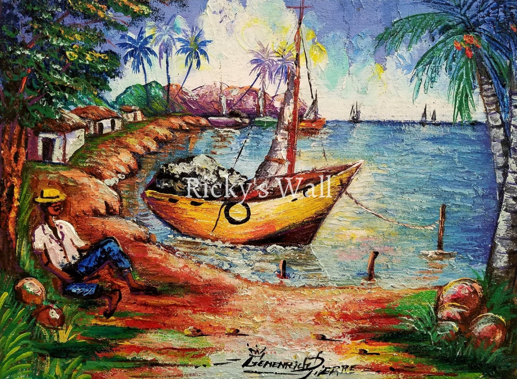 Primitive - PREMIUM - 16 x 11.8 in. by Genenrich Pierre - Ricky's Wall