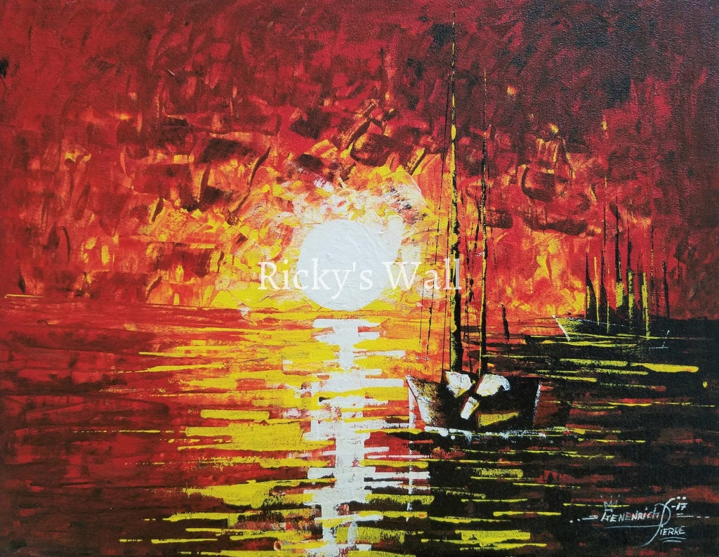 Sailing Life (Final Version) - PREMIUM - 15.4 x 12 in. by Genenrich Pierre - Ricky's Wall