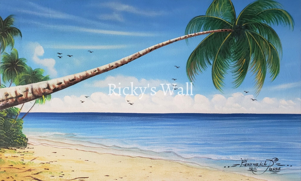 Secluded Shore - Premium 19 X 11.5 In. By Genenrich Painting