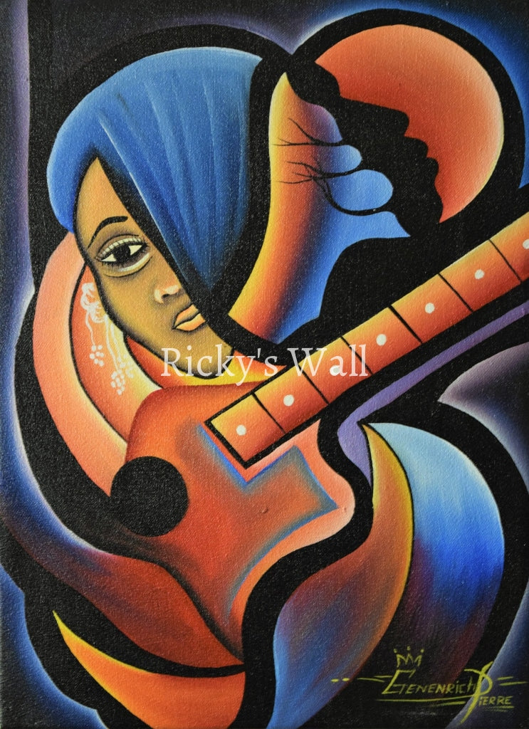 The Nocturnal Lady - 12 x 16 by Genenrich Pierre - Ricky's Wall