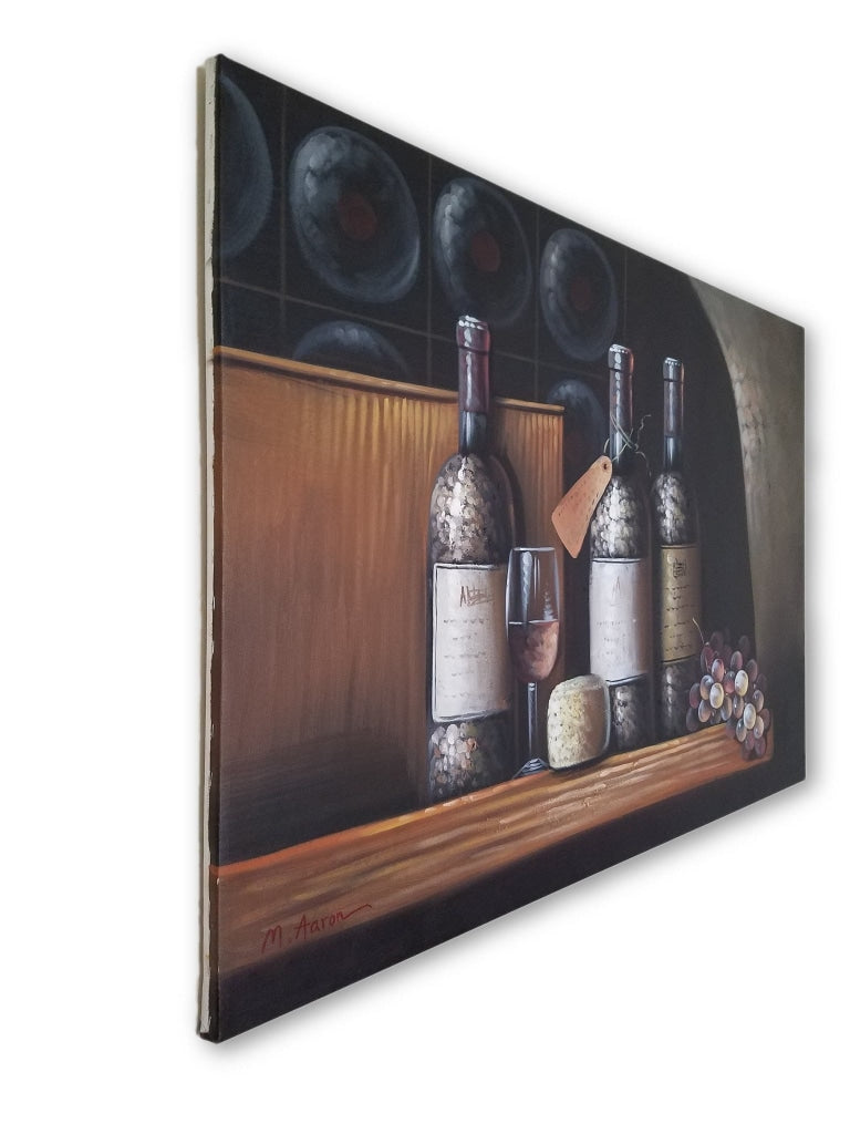 Wine Night - Premium - 36 x 24 in. by M. Aaron - Ricky's Wall